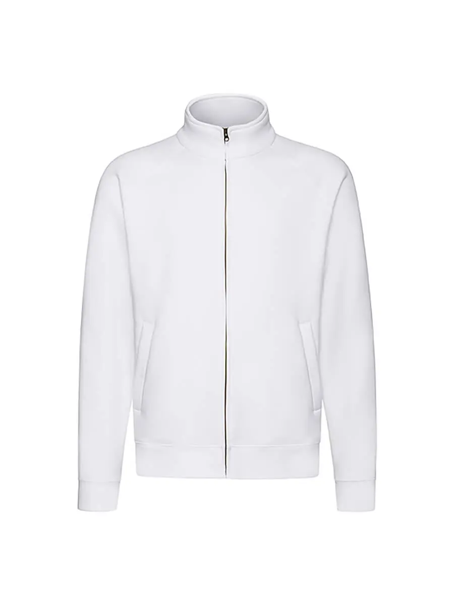 Felpa con zip uomo 280 g – 2E2EJTV4Q Bianco Felpa con zip uomo 280 g – 2E2EJTV4Q Bianco