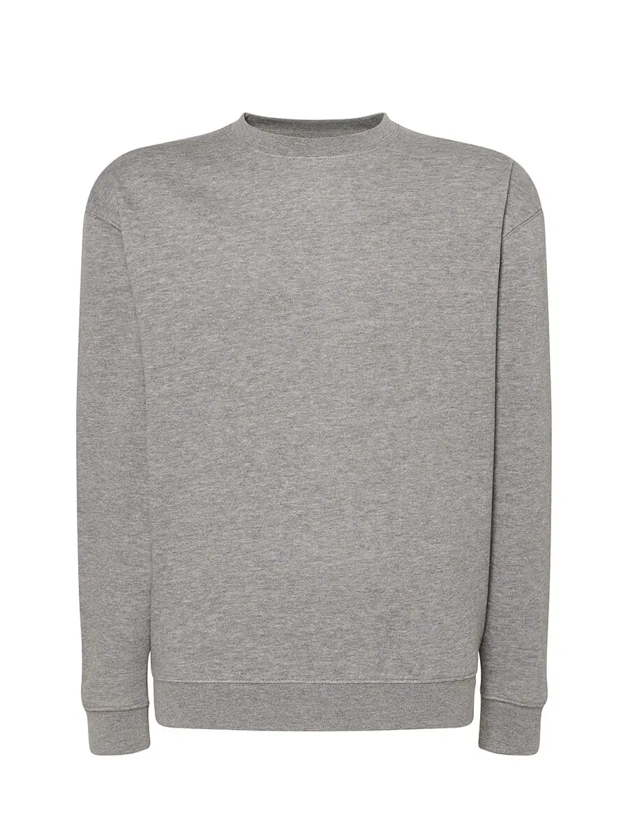 Felpa uomo 240 g – 2E1LAL627 Grigio melange Felpa uomo 240 g – 2E1LAL627 Grigio melange