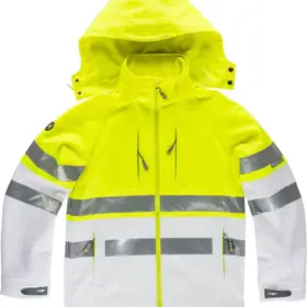 Giacca unisex 330 g – 2E29K08E5 Bianco/Giallo