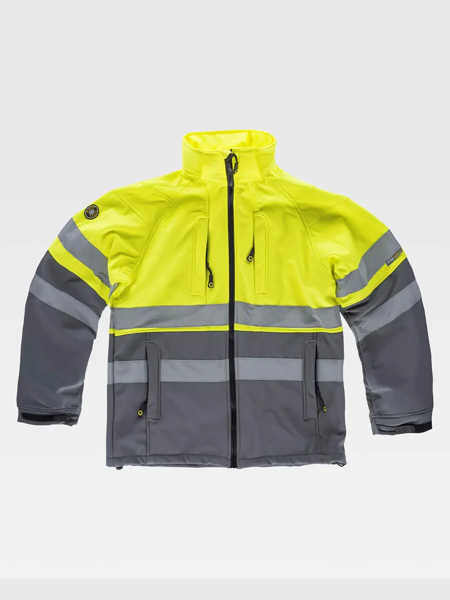 Giacca unisex 330 g – 2E29K08E5 Grigio/Giallo Giacca unisex 330 g – 2E29K08E5 Grigio/Giallo