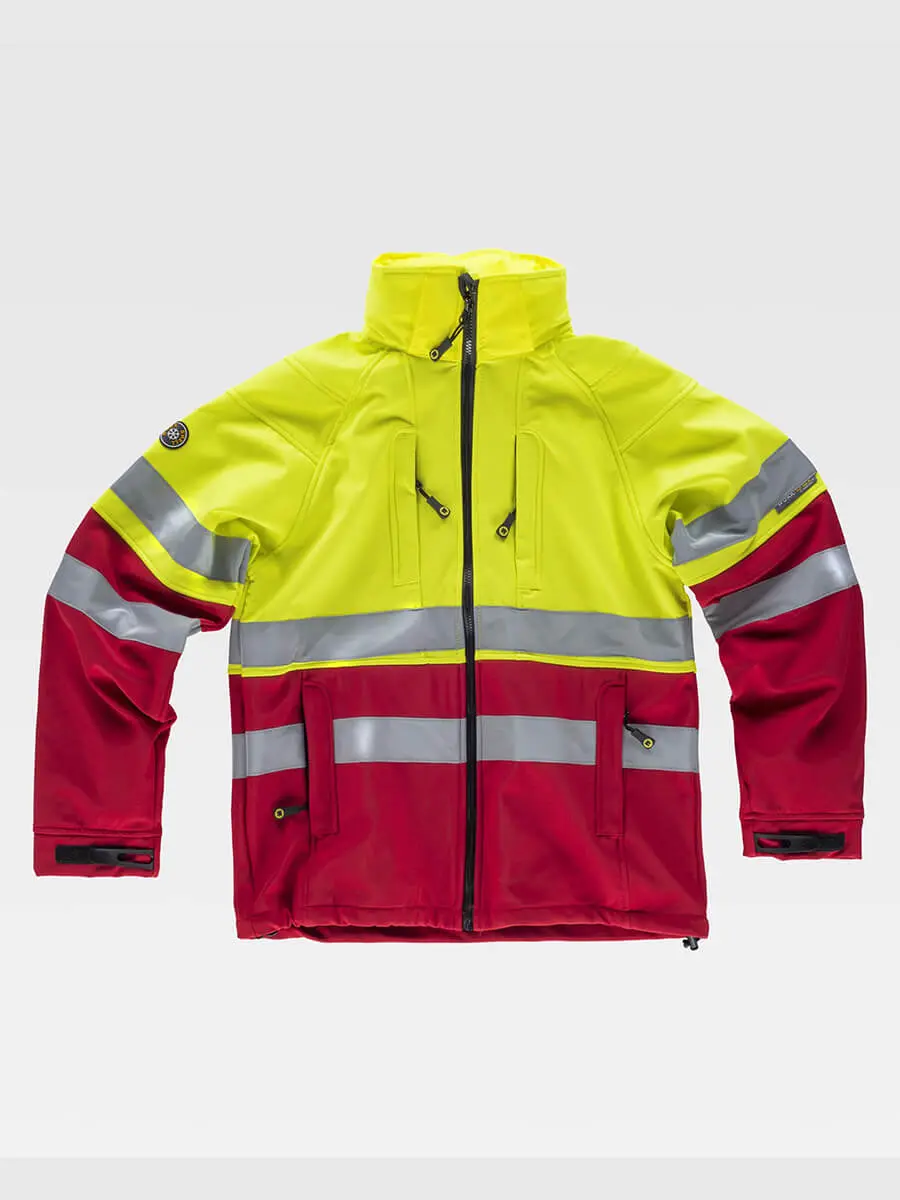 Giacca unisex 330 g – 2E29K08E5 Rosso/Giallo Giacca unisex 330 g – 2E29K08E5 Rosso/Giallo