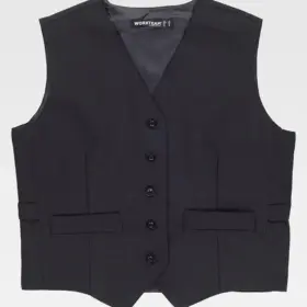 Gilet donna 210 g Nero