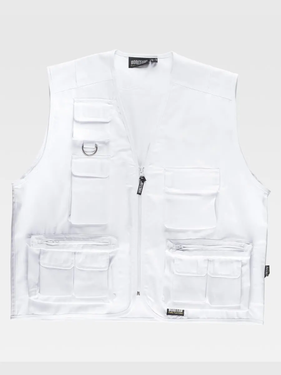 Gilet unisex 200 g Bianco Gilet unisex 200 g Bianco