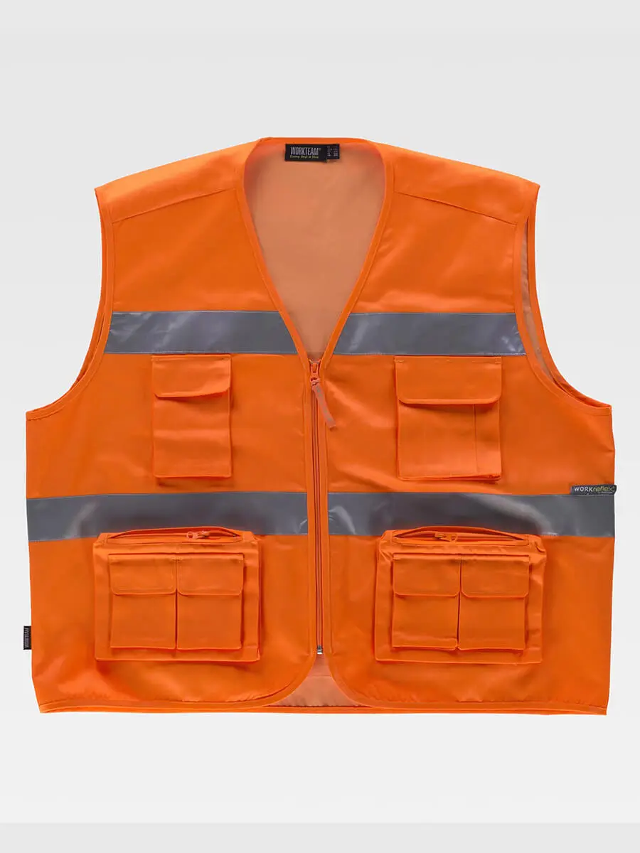 Gilet unisex 250 g Arancione fluo Gilet unisex 250 g Arancione fluo