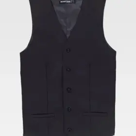 Gilet uomo 210 g Nero