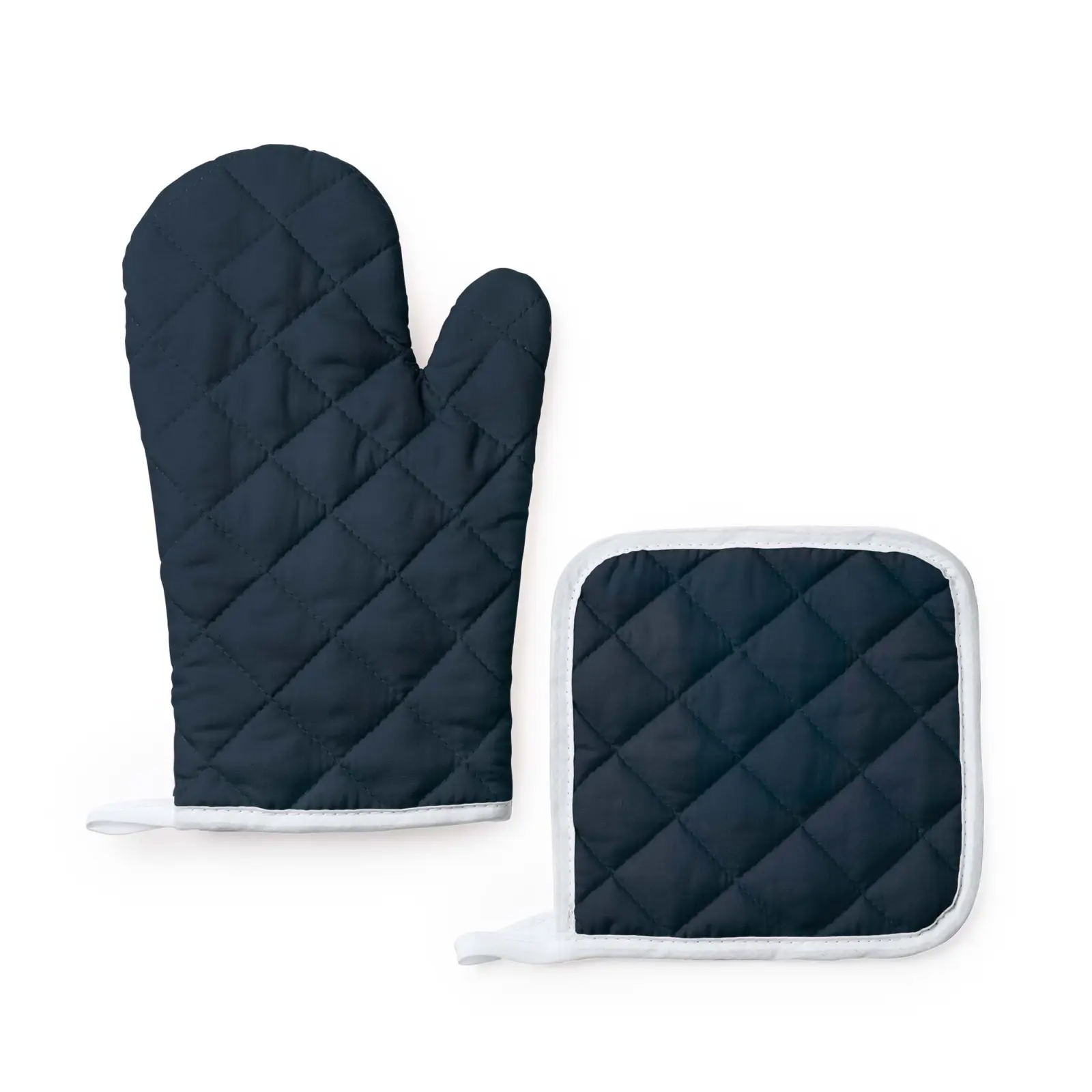 Grembiule unisex in 100% cotone Blu navy Grembiule unisex in 100% cotone Blu navy