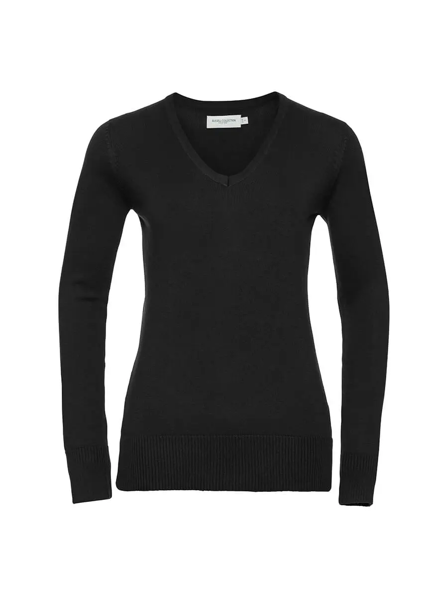 Maglione donna scollo a v 275 g Nero Maglione donna scollo a v 275 g Nero