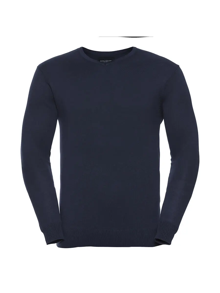 Maglione uomo scollo a v 275 g Blu navy Maglione uomo scollo a v 275 g Blu navy