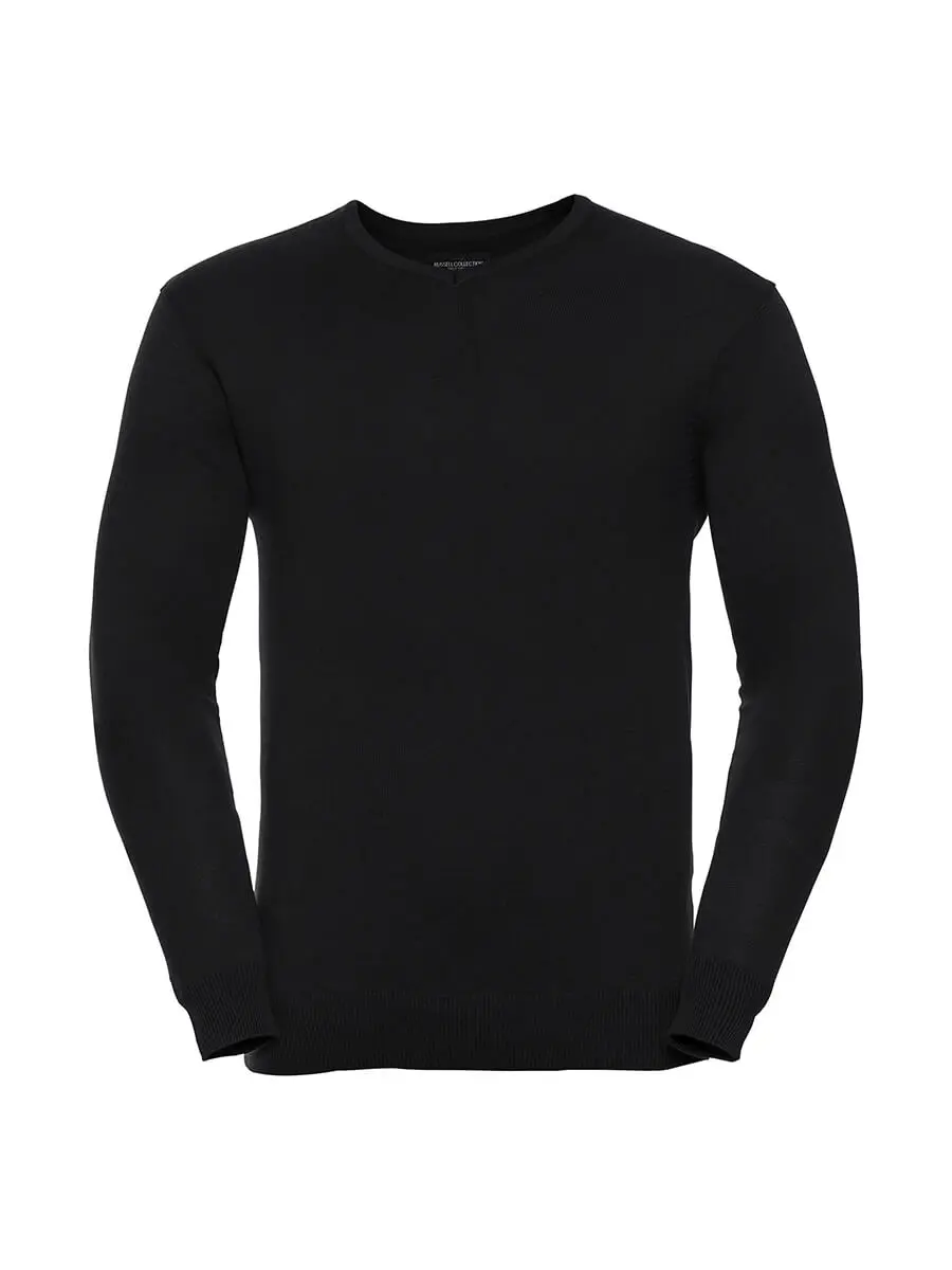 Maglione uomo scollo a v 275 g Nero Maglione uomo scollo a v 275 g Nero