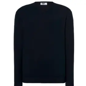 Maglione uomo scollo a v slim fit 300 g Blu navy