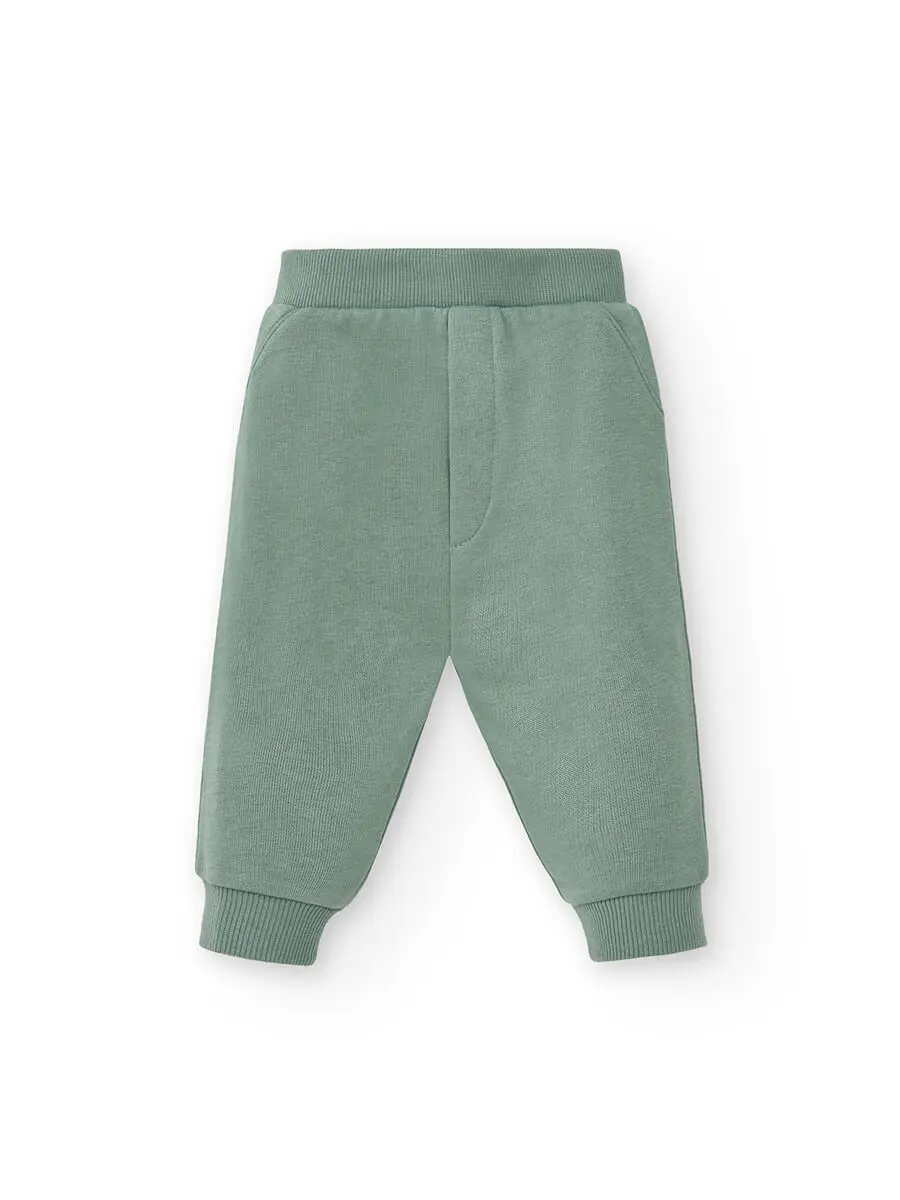 Pantaloni neonato 260 g Verde muschio Pantaloni neonato 260 g Verde muschio