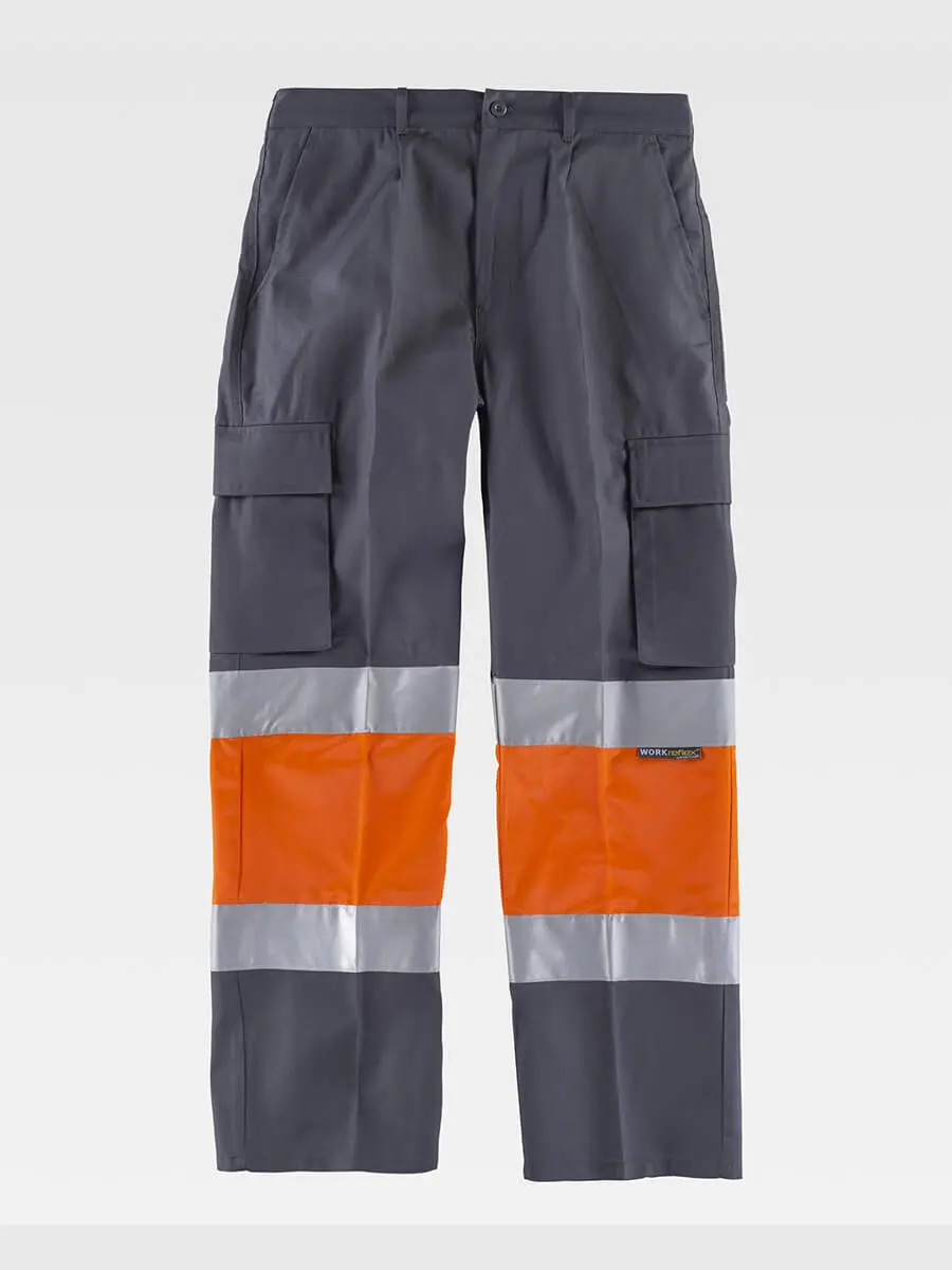 Pantaloni unisex 200 g – 2E8U6UEAI Grigio chiaro/Arancione Pantaloni unisex 200 g – 2E8U6UEAI Grigio chiaro/Arancione