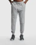 Pantaloni uomo slim fit in 100% cotone 280 g
