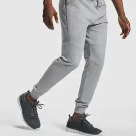 Pantaloni uomo slim fit in 100% cotone 280 g 2