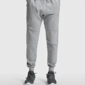 Pantaloni uomo slim fit in 100% cotone 280 g