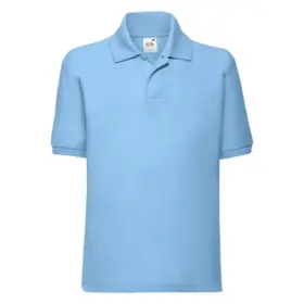 Polo bambino 180 g Azzurro cielo