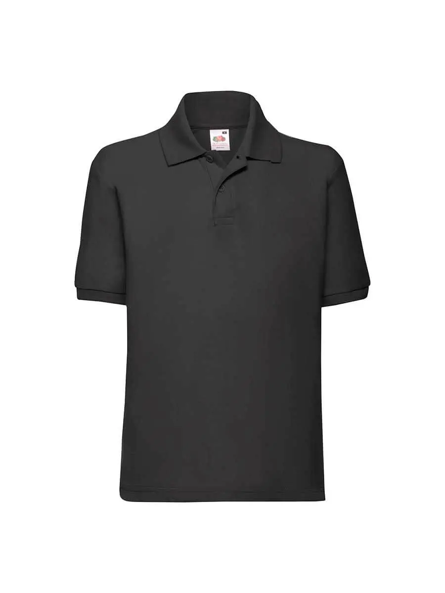 Polo bambino 180 g Nero Polo bambino 180 g Nero
