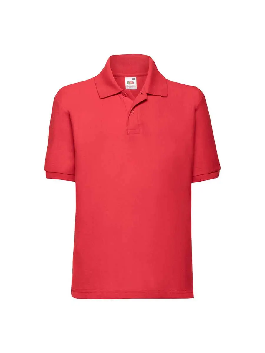 Polo bambino 180 g Rosso Polo bambino 180 g Rosso