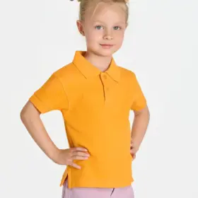 Polo bambino in 100% cotone 210 g