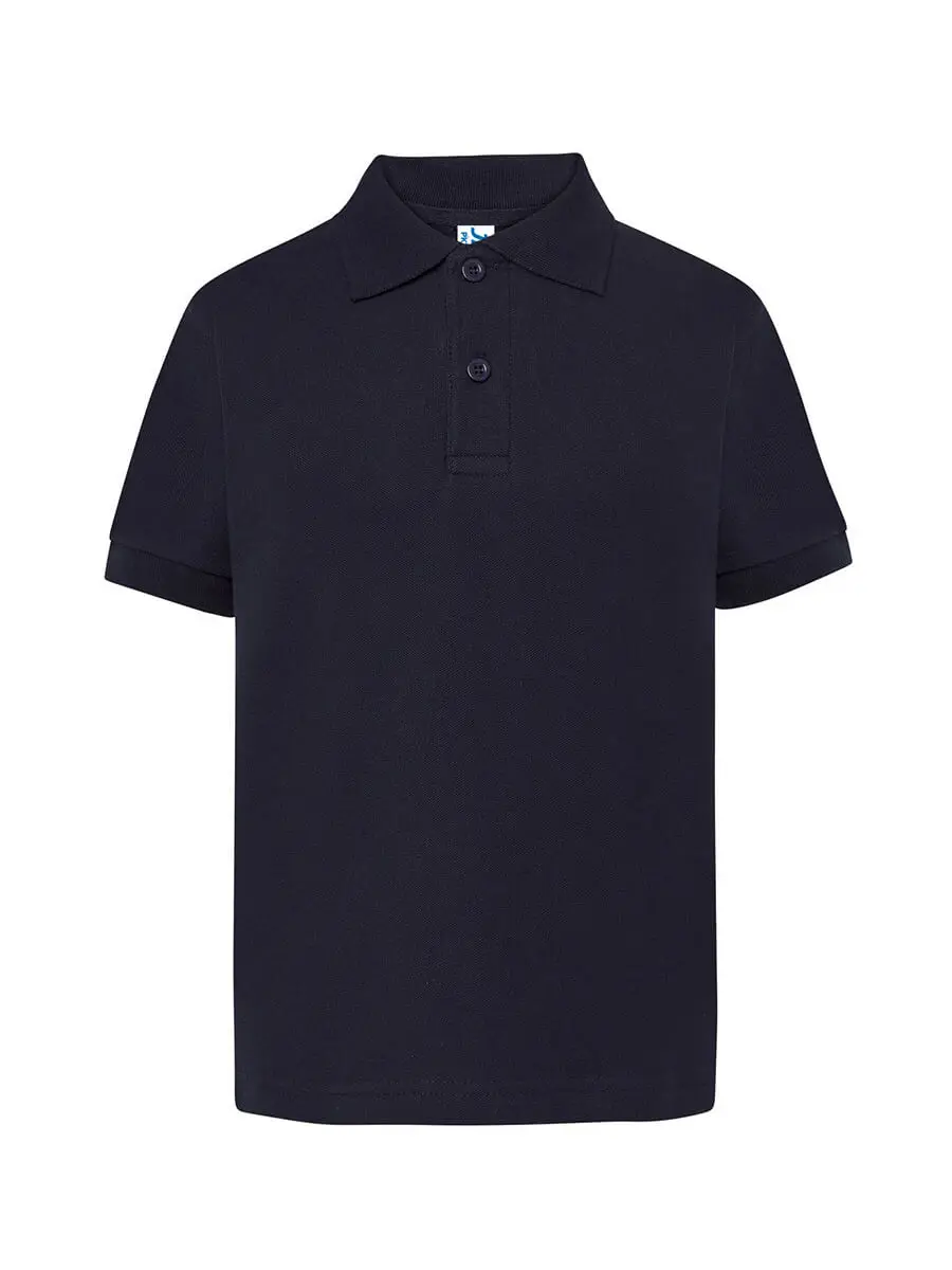 Polo bambino in 100% cotone 210 g Blu navy Polo bambino in 100% cotone 210 g Blu navy