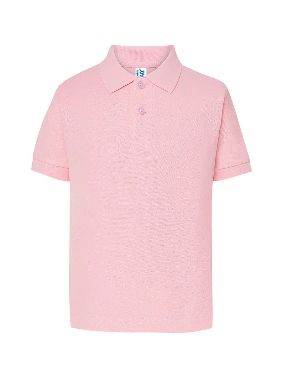 Polo bambino in 100% cotone 210 g Rosa Polo bambino in 100% cotone 210 g Rosa