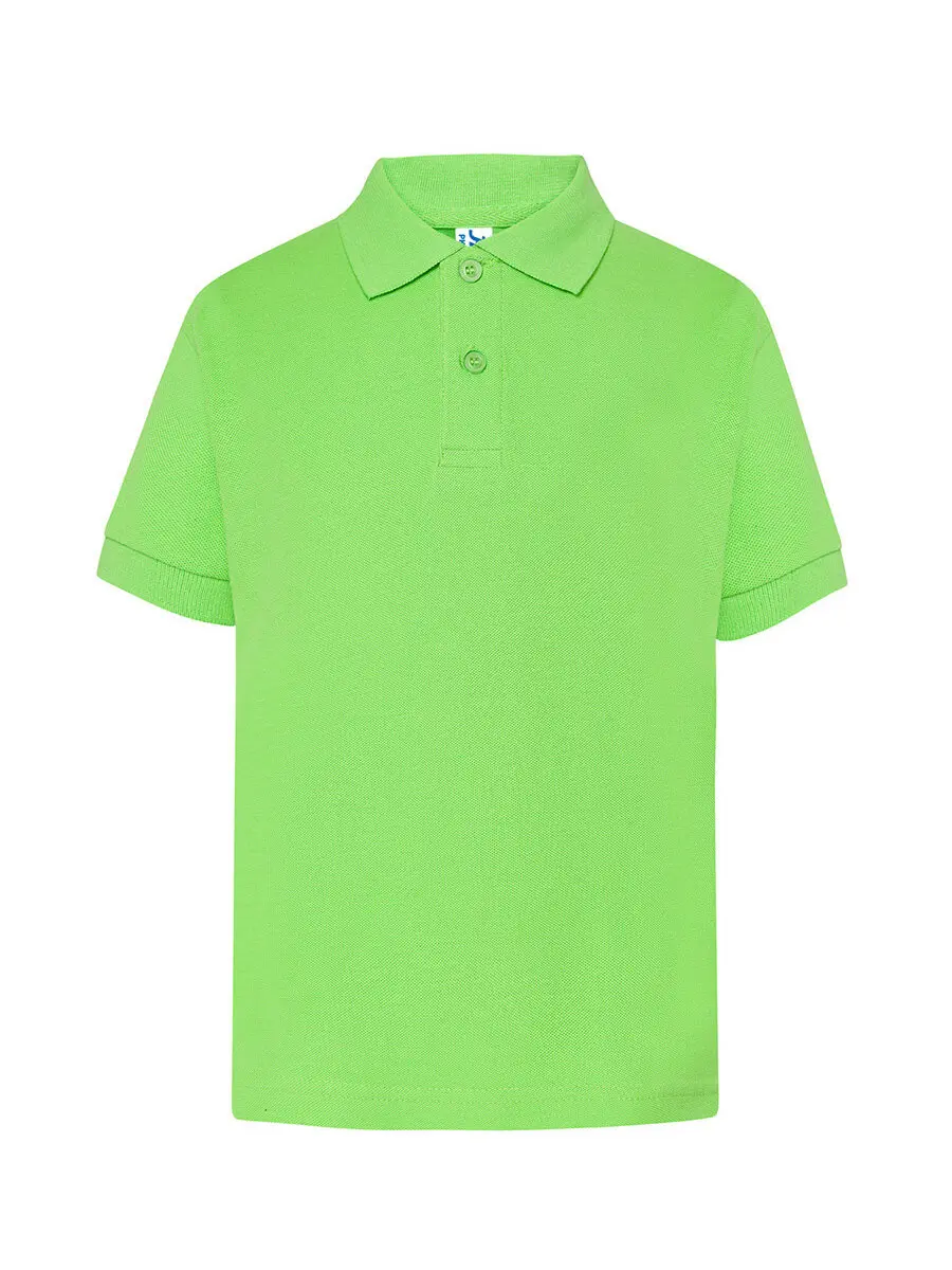 Polo bambino in 100% cotone 210 g Verde lime Polo bambino in 100% cotone 210 g Verde lime