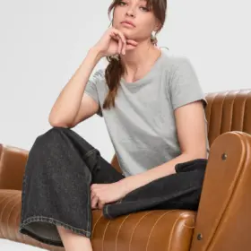 Polo donna in 100% cotone 165 g 2