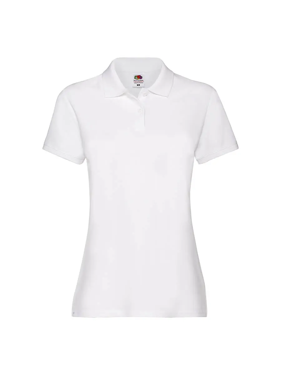 Polo donna in 100% cotone 180 g – 2E63I2C9F Bianco Polo donna in 100% cotone 180 g – 2E63I2C9F Bianco