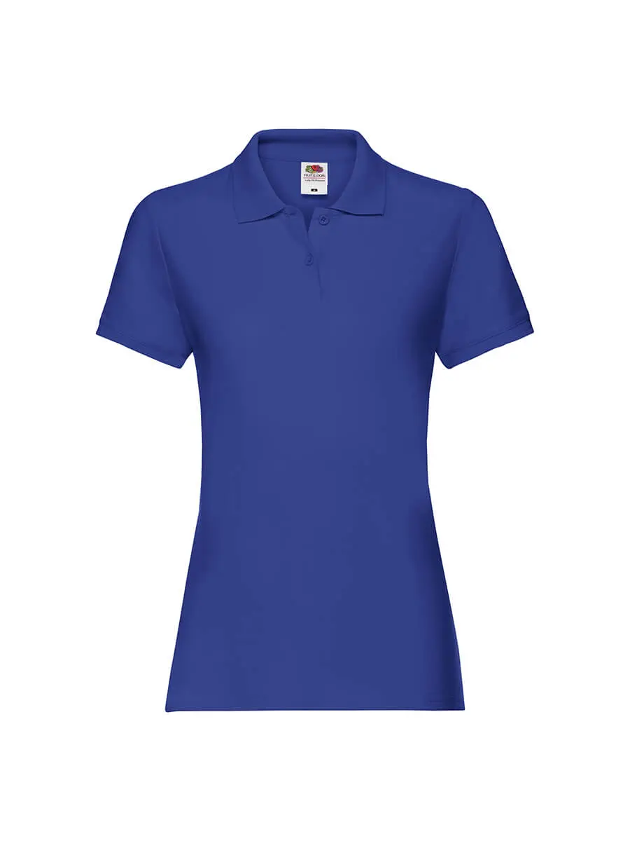 Polo donna in 100% cotone 180 g – 2E63I2C9F Blu royal Polo donna in 100% cotone 180 g – 2E63I2C9F Blu royal