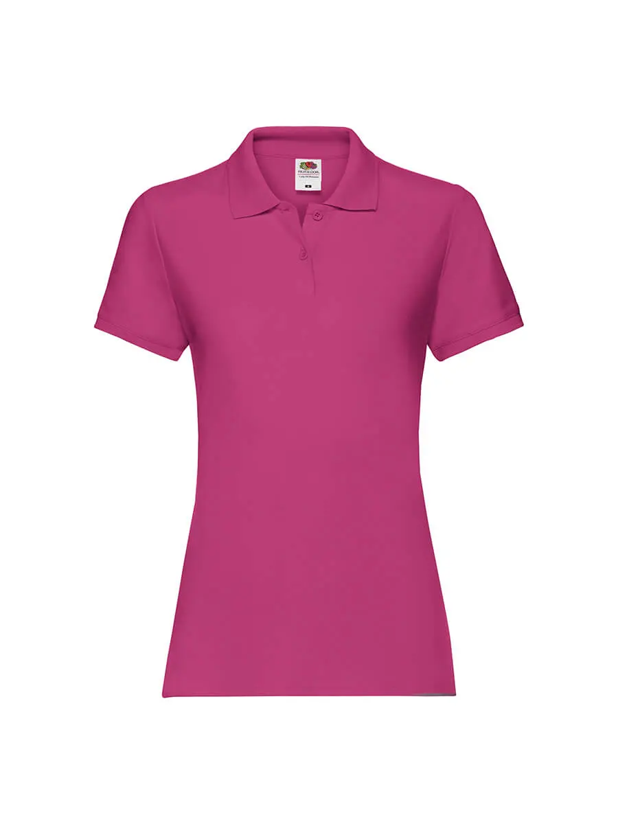 Polo donna in 100% cotone 180 g – 2E63I2C9F Fucsia Polo donna in 100% cotone 180 g – 2E63I2C9F Fucsia