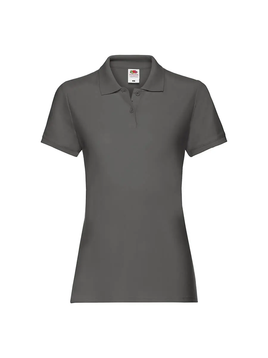 Polo donna in 100% cotone 180 g – 2E63I2C9F Grafite chiaro Polo donna in 100% cotone 180 g – 2E63I2C9F Grafite chiaro