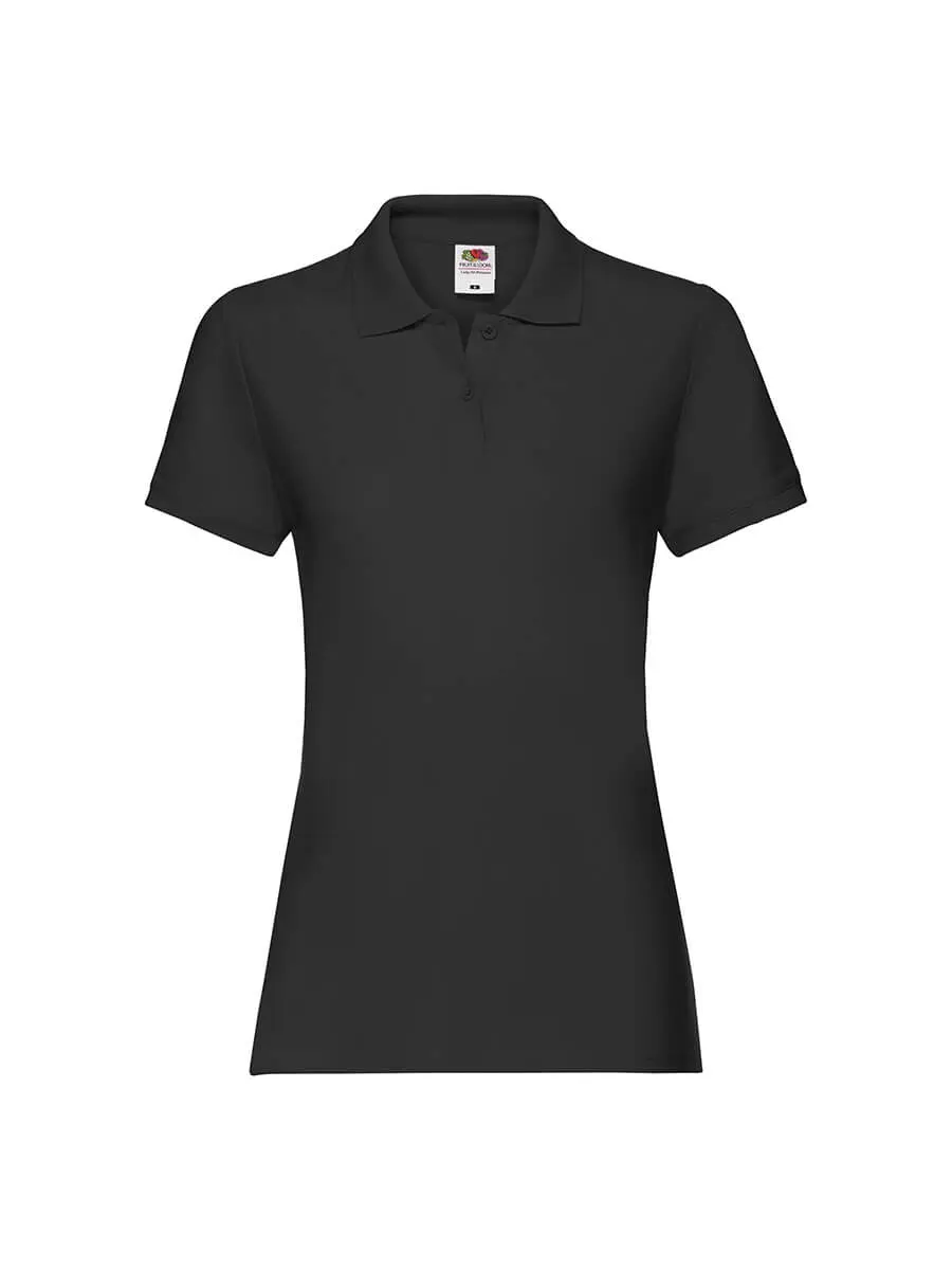 Polo donna in 100% cotone 180 g – 2E63I2C9F Nero Polo donna in 100% cotone 180 g – 2E63I2C9F Nero