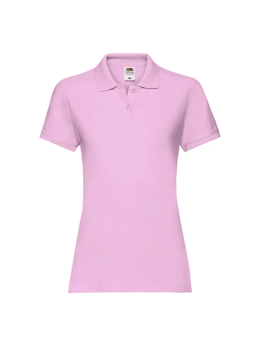 Polo donna in 100% cotone 180 g – 2E63I2C9F Rosa chiaro Polo donna in 100% cotone 180 g – 2E63I2C9F Rosa chiaro