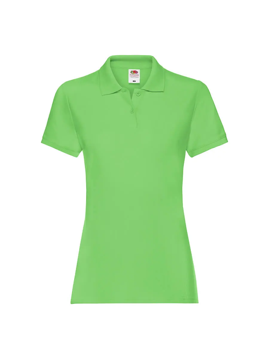 Polo donna in 100% cotone 180 g – 2E63I2C9F Verde lime Polo donna in 100% cotone 180 g – 2E63I2C9F Verde lime