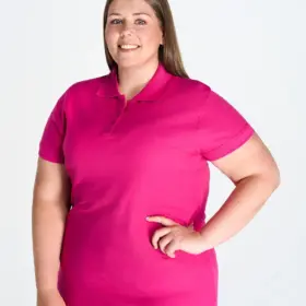 Polo donna in 100% cotone 200 g