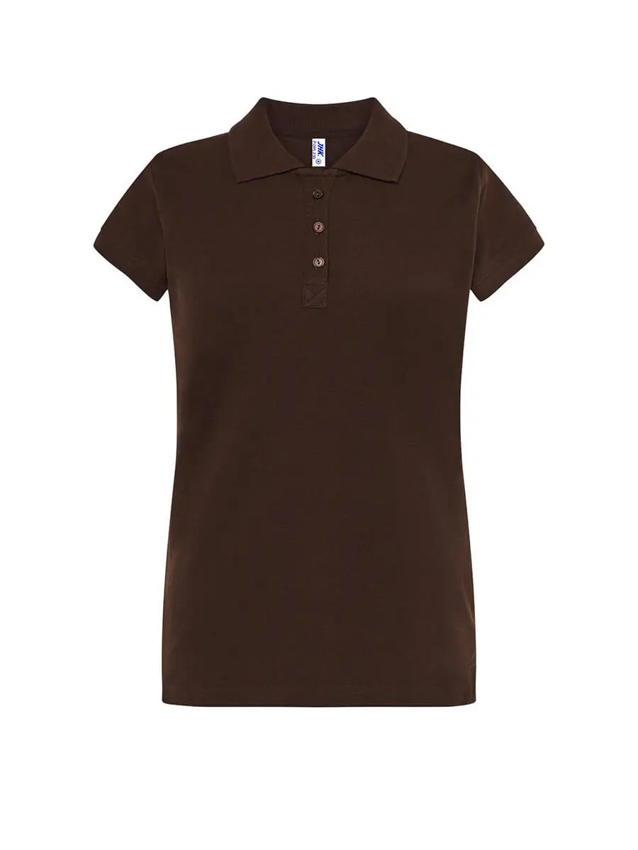 Polo donna in 100% cotone 200 g – 2E7Y83SU9 Cioccolato Polo donna in 100% cotone 200 g – 2E7Y83SU9 Cioccolato