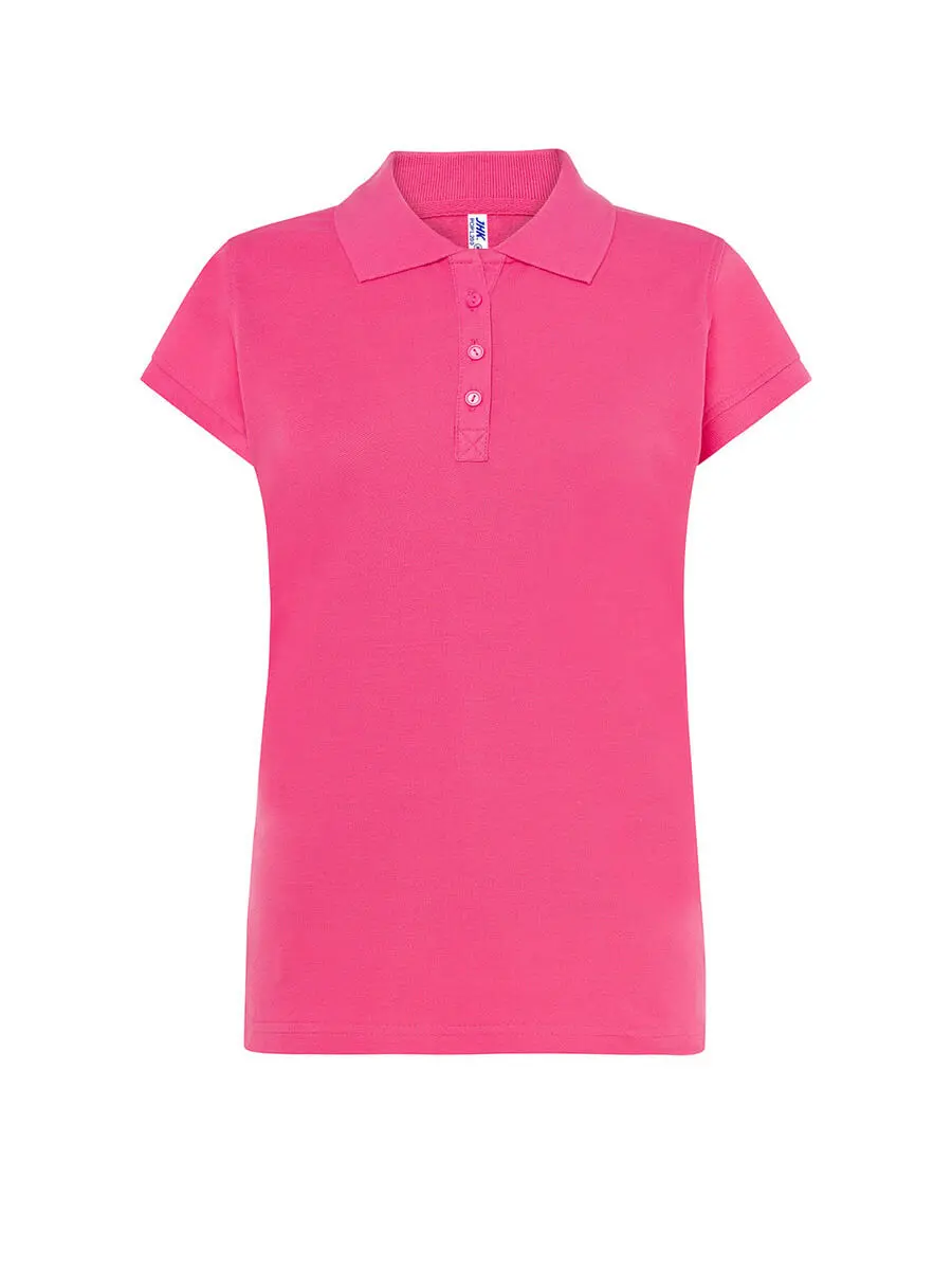 Polo donna in 100% cotone 200 g – 2E7Y83SU9 Fucsia – Azalea Polo donna in 100% cotone 200 g – 2E7Y83SU9 Fucsia – Azalea