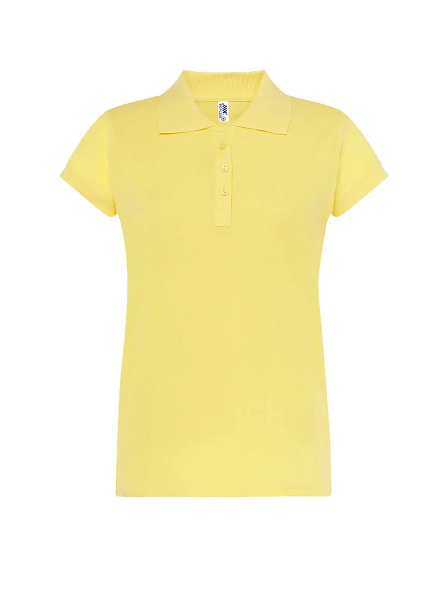 Polo donna in 100% cotone 200 g – 2E7Y83SU9 Giallo chiaro Polo donna in 100% cotone 200 g – 2E7Y83SU9 Giallo chiaro
