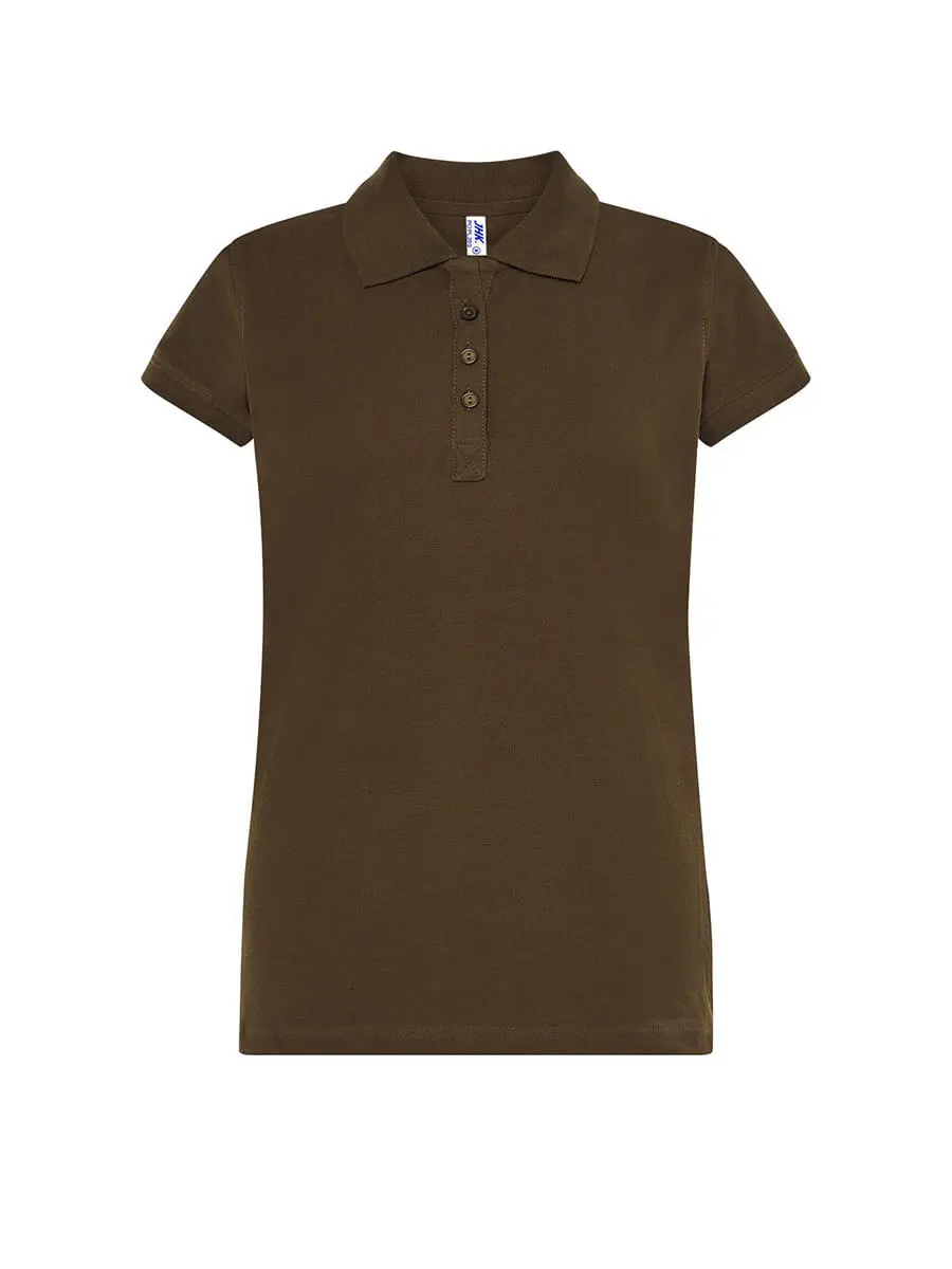 Polo donna in 100% cotone 200 g – 2E7Y83SU9 Kaki Polo donna in 100% cotone 200 g – 2E7Y83SU9 Kaki