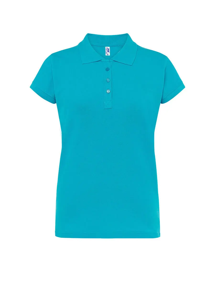 Polo donna in 100% cotone 200 g – 2E7Y83SU9 Turchese Polo donna in 100% cotone 200 g – 2E7Y83SU9 Turchese