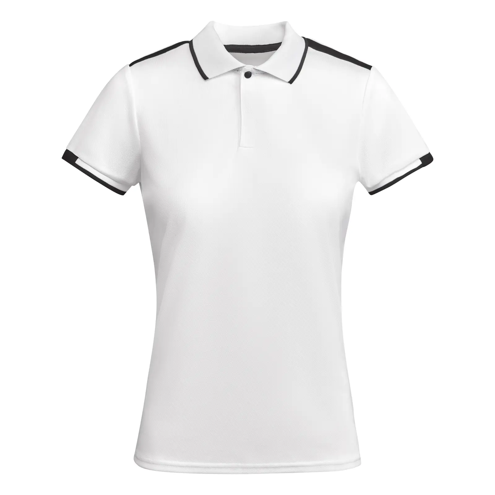 Polo donna slim fit 140 g – 2E7B88FZ0 Bianco/Nero Polo donna slim fit 140 g – 2E7B88FZ0 Bianco/Nero