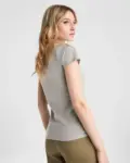 Polo donna slim fit in 100% cotone 155 g