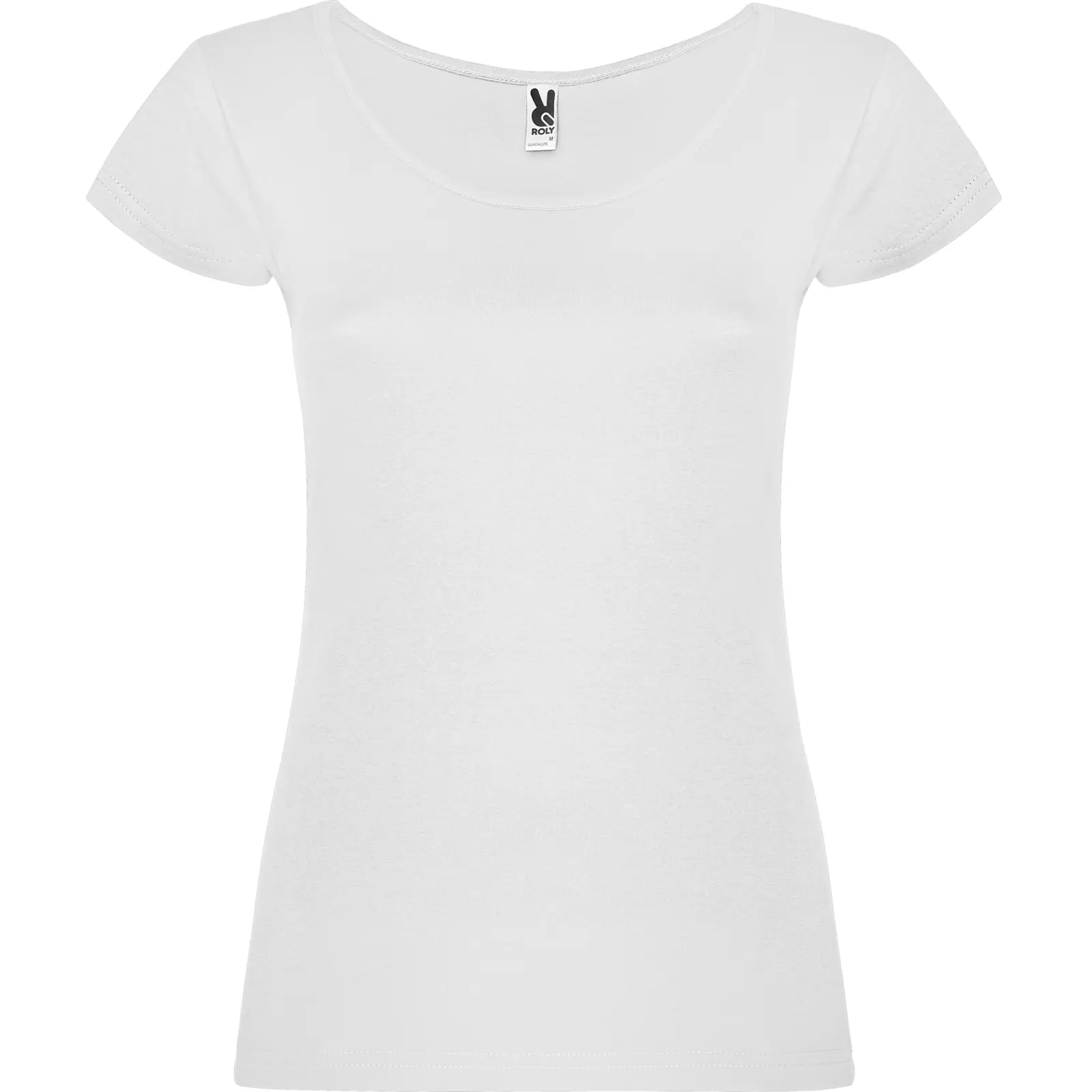 Polo donna slim fit in 100% cotone 155 g Bianco Polo donna slim fit in 100% cotone 155 g Bianco
