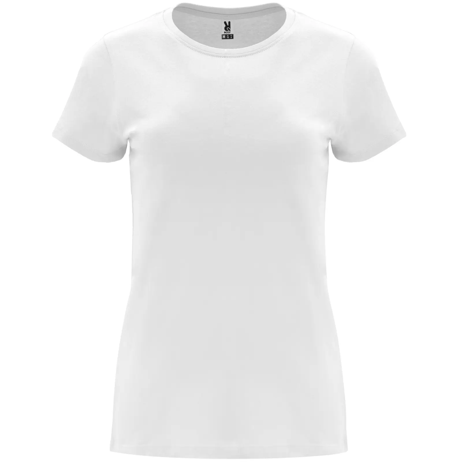 Polo donna slim fit in 100% cotone 170 g Bianco Polo donna slim fit in 100% cotone 170 g Bianco