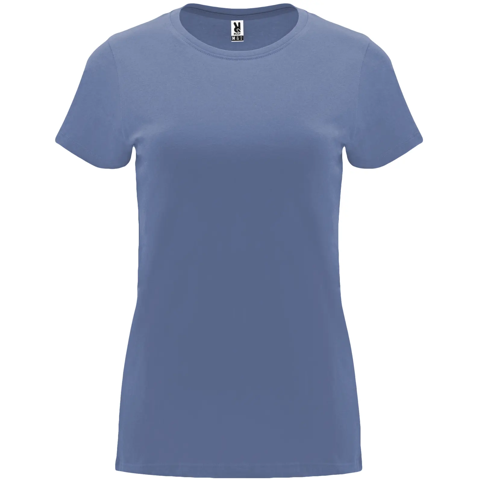 Polo donna slim fit in 100% cotone 170 g Blu denim Polo donna slim fit in 100% cotone 170 g Blu denim