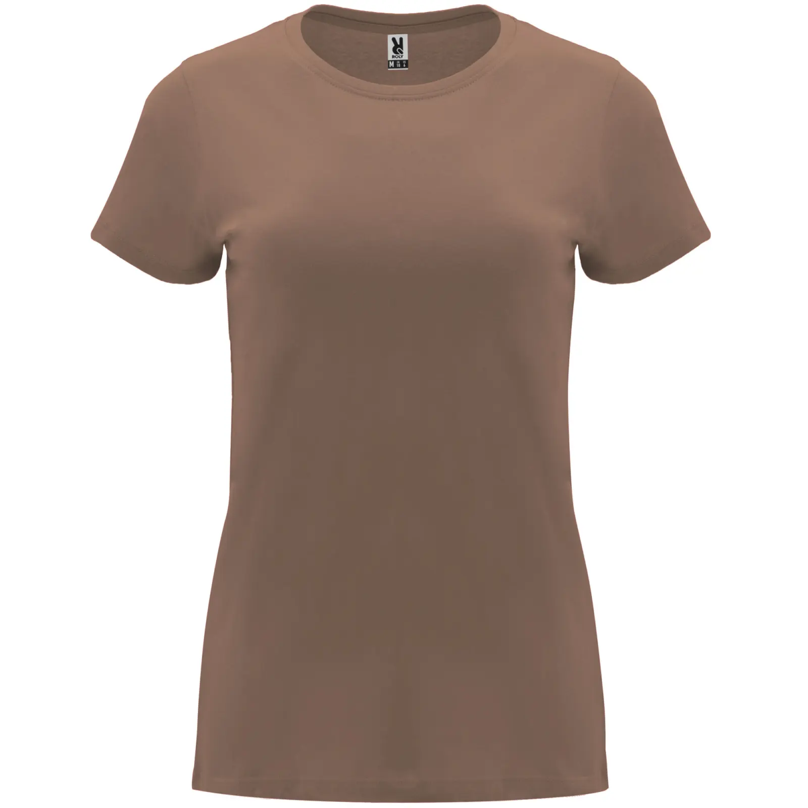 Polo donna slim fit in 100% cotone 170 g Moka Polo donna slim fit in 100% cotone 170 g Moka