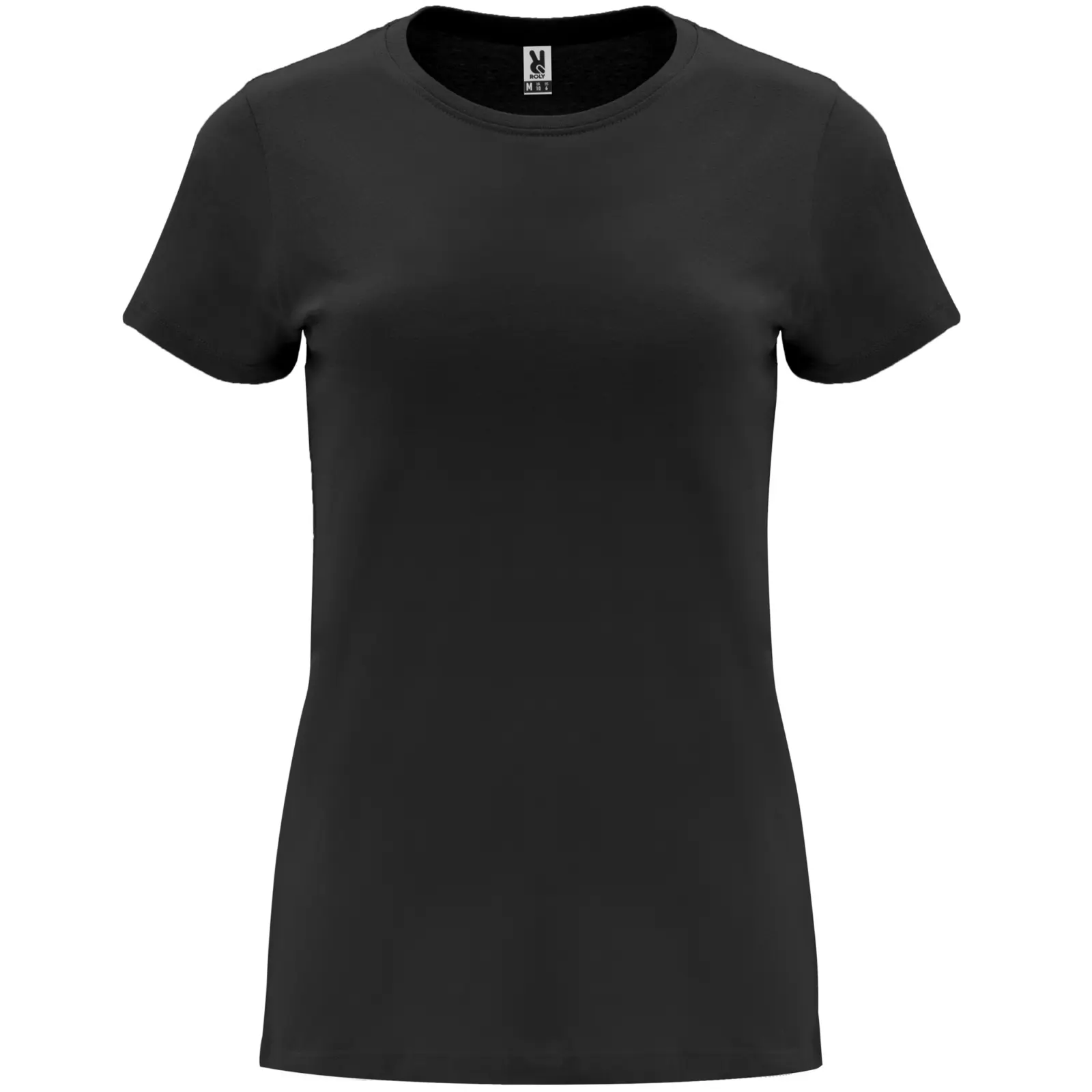 Polo donna slim fit in 100% cotone 170 g Nero Polo donna slim fit in 100% cotone 170 g Nero