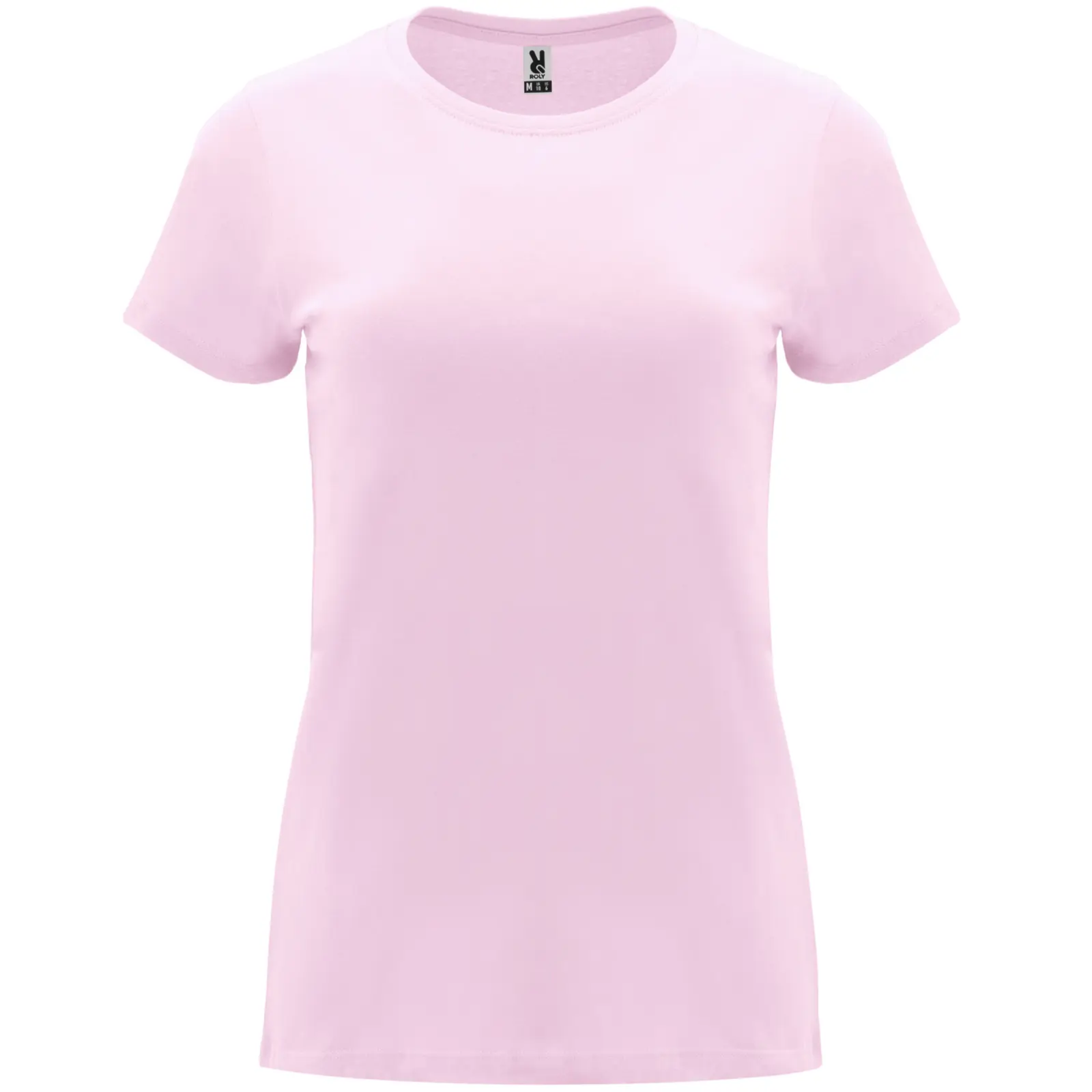 Polo donna slim fit in 100% cotone 170 g Rosa chiaro Polo donna slim fit in 100% cotone 170 g Rosa chiaro