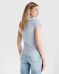Polo donna slim fit in 100% cotone 200 g