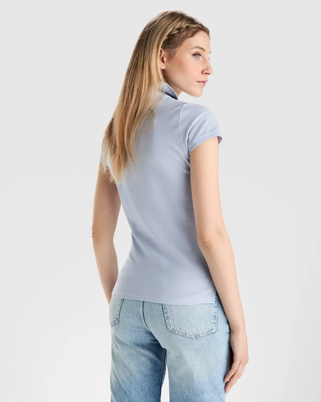 Polo donna slim fit in 100% cotone 200 g 3 Polo donna slim fit in 100% cotone 200 g 3